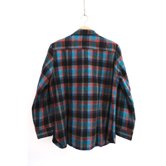 Yohji Yamamoto - AW02 Wool Flannel Dual-Zip Plaid Shirt Jacket - Picture 15 of 15